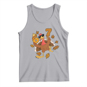 Trending Six Seven Meme Turkey Tank Top Funny Thanksgiving Gift TS12 Athletic Heather Print Your Wear