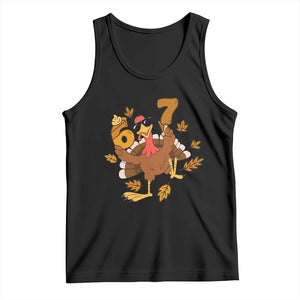 Trending Six Seven Meme Turkey Tank Top Funny Thanksgiving Gift TS12 Black Print Your Wear