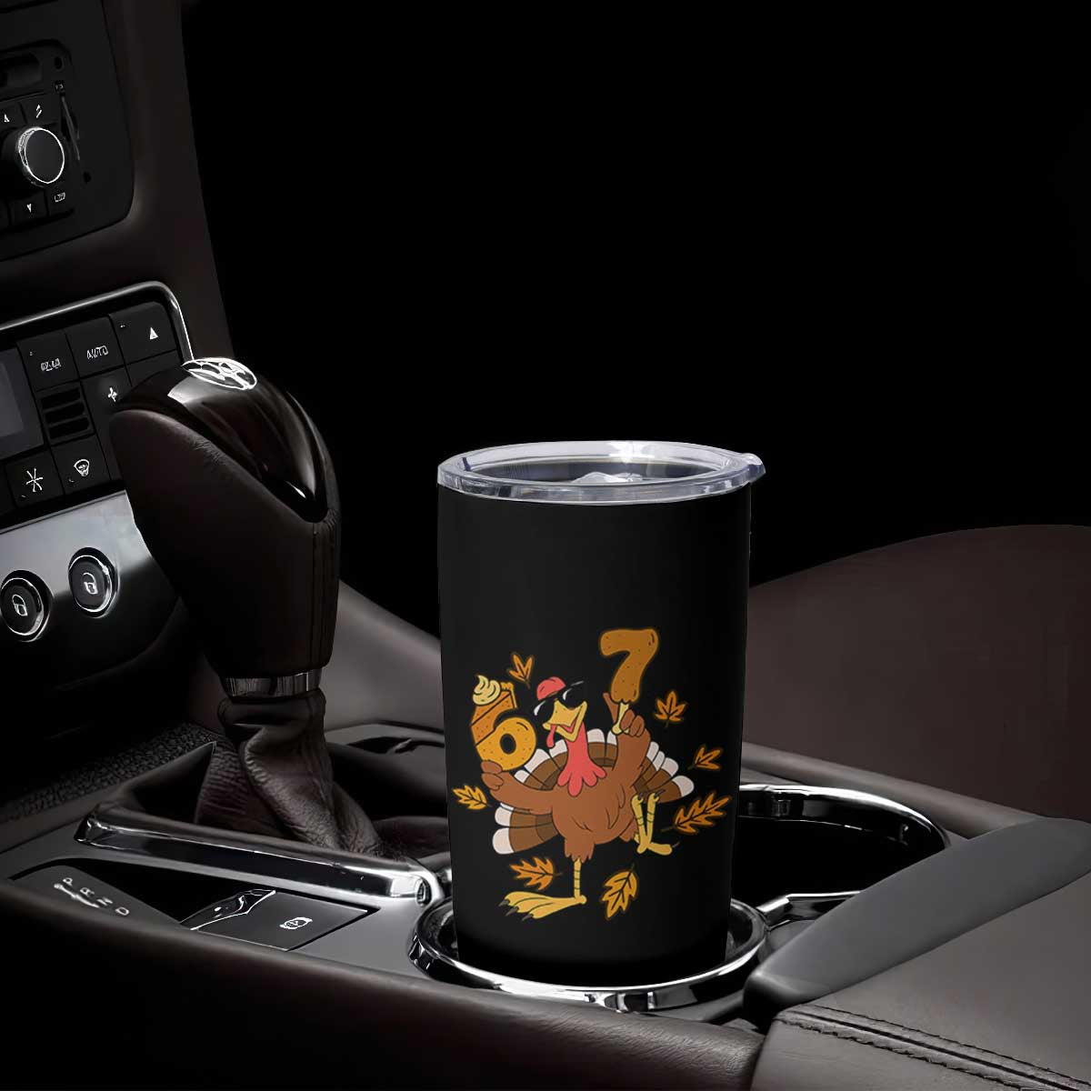Trending Six Seven Meme Turkey Tumbler Cup Funny Thanksgiving Gift TS12 Print Your Wear
