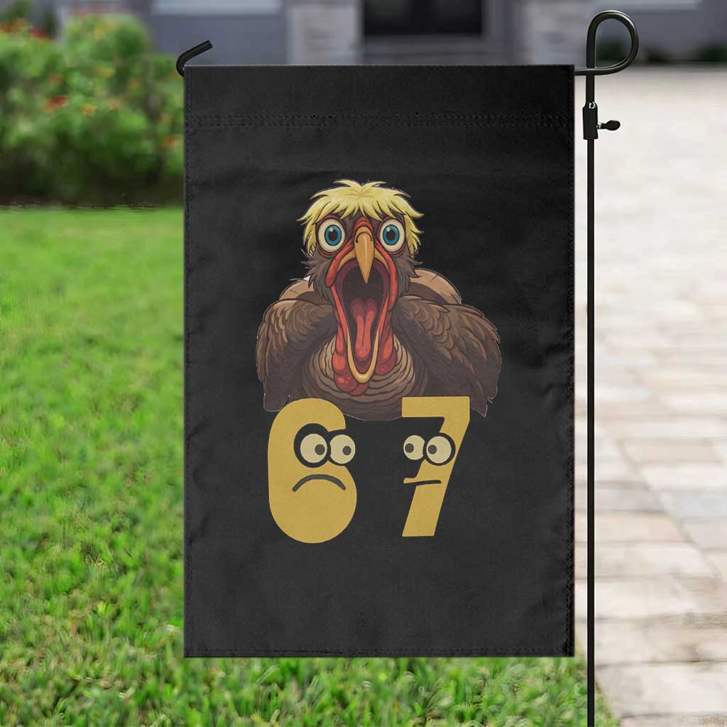 Six Seven Meme Turkey Garden Flag Trending Gen Alpha Thanksgiving Gift TS12 Print Your Wear