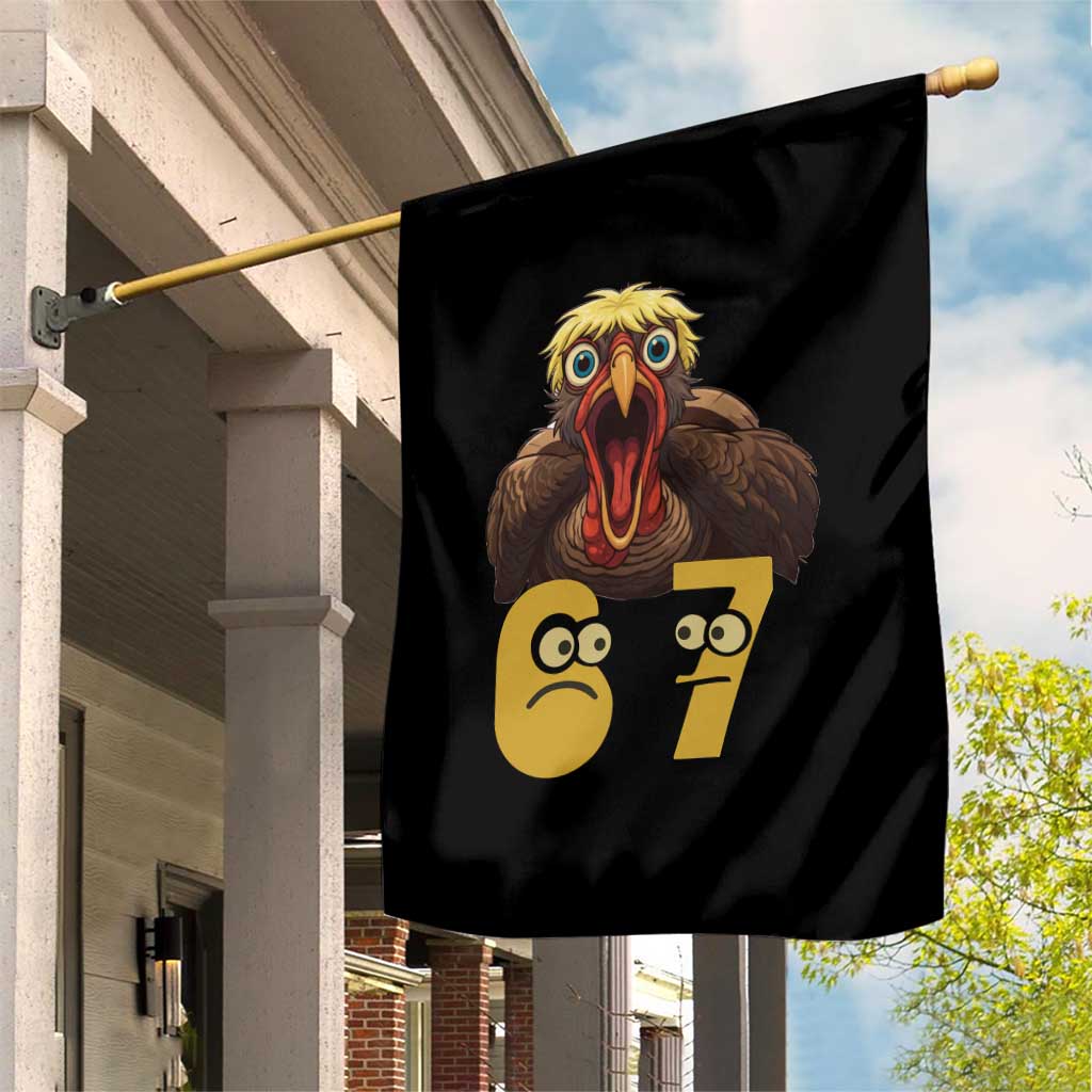 Six Seven Meme Turkey Garden Flag Trending Gen Alpha Thanksgiving Gift TS12 Print Your Wear
