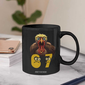 Six Seven Meme Turkey Coffee Mug Trending Gen Alpha Thanksgiving Gift TS12 Print Your Wear