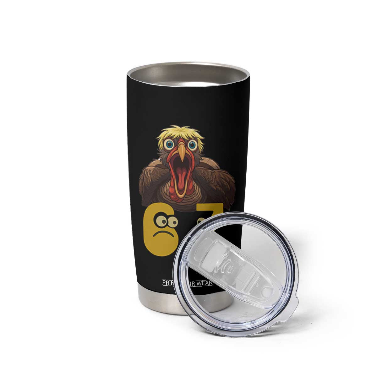 Six Seven Meme Turkey Tumbler Cup Trending Gen Alpha Thanksgiving Gift TS12 Print Your Wear