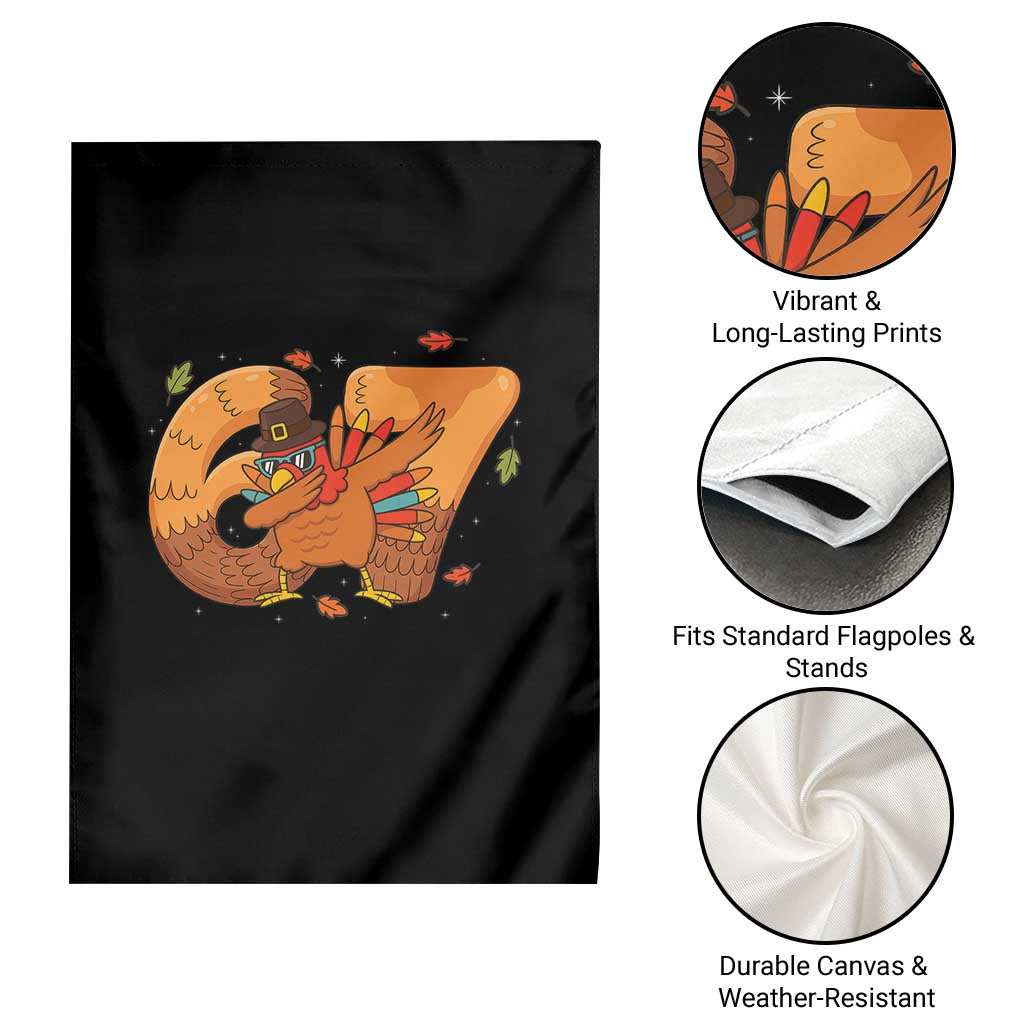 Thanksgiving Turkey Dabbing Garden Flag Six Seven Meme Trending Gift TS12 Print Your Wear