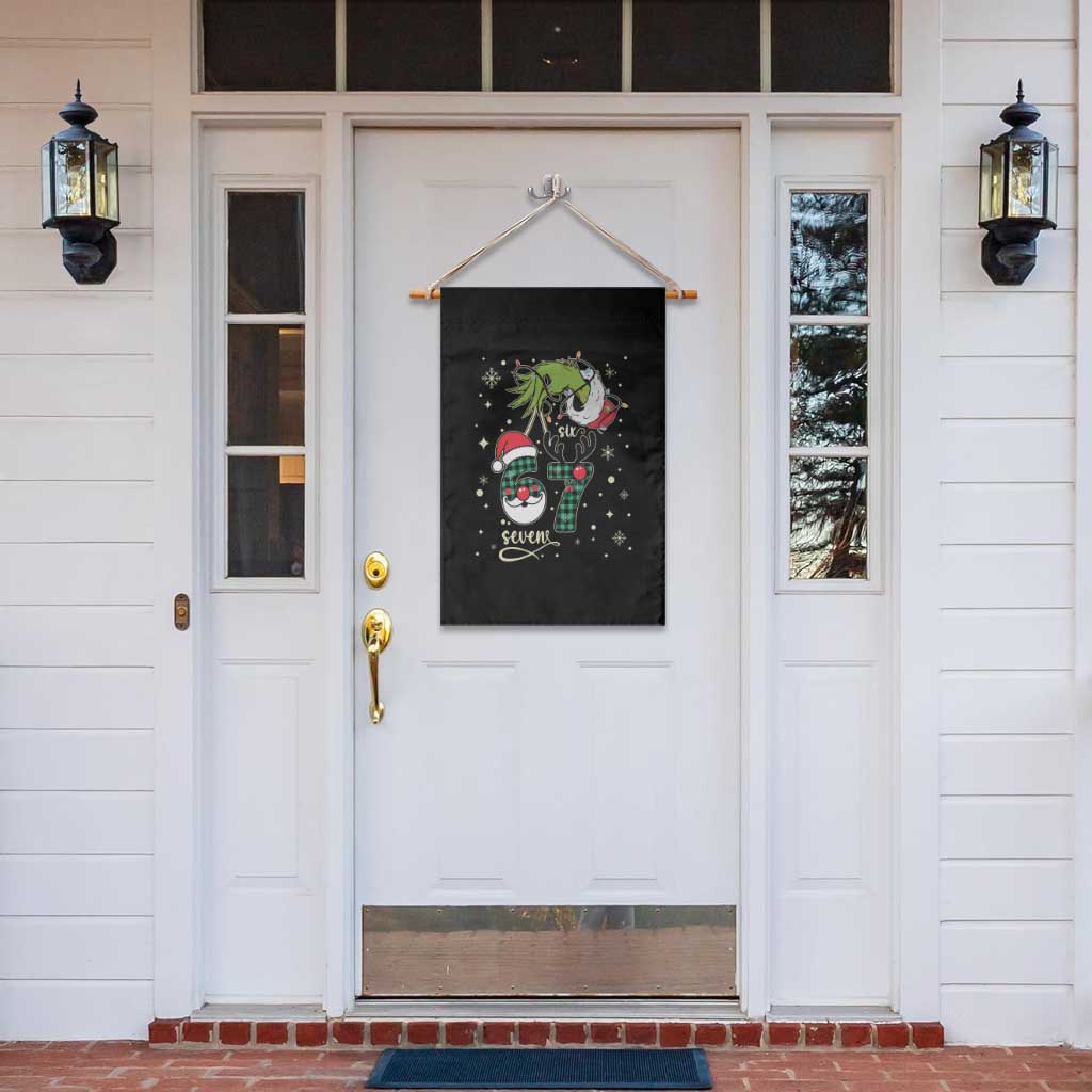 Funny Green Hand Six Seven Meme Garden Flag Gen Z Alpha Xmas Gift TS12 Print Your Wear