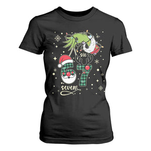 Funny Green Hand Six Seven Meme T Shirt For Women Gen Z Alpha Xmas Gift TS12 Black Print Your Wear
