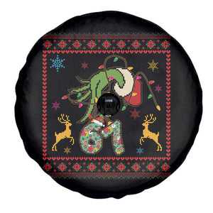 Green Hand 67 Meme Ugly Sweater Spare Tire Cover Funny Holiday Gift TS12 Print Your Wear