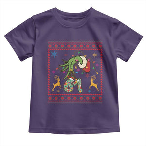 Green Hand 67 Meme Ugly Sweater Toddler T Shirt Funny Holiday Gift TS12 Purple Print Your Wear