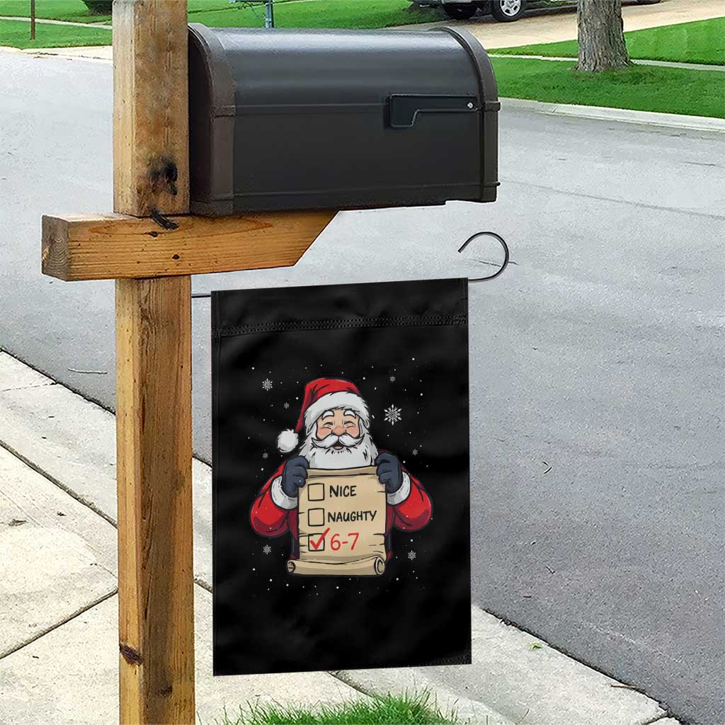 Funny Santa Six Seven Meme Garden Flag Gen Z Christmas Gift TS12 Print Your Wear