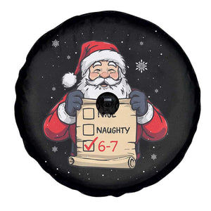 Funny Santa Six Seven Meme Spare Tire Cover Gen Z Christmas Gift TS12 Print Your Wear