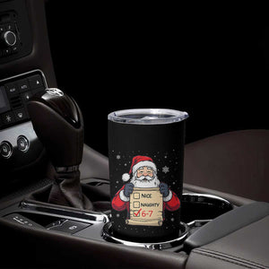 Funny Santa Six Seven Meme Tumbler Cup Gen Z Christmas Gift TS12 Print Your Wear