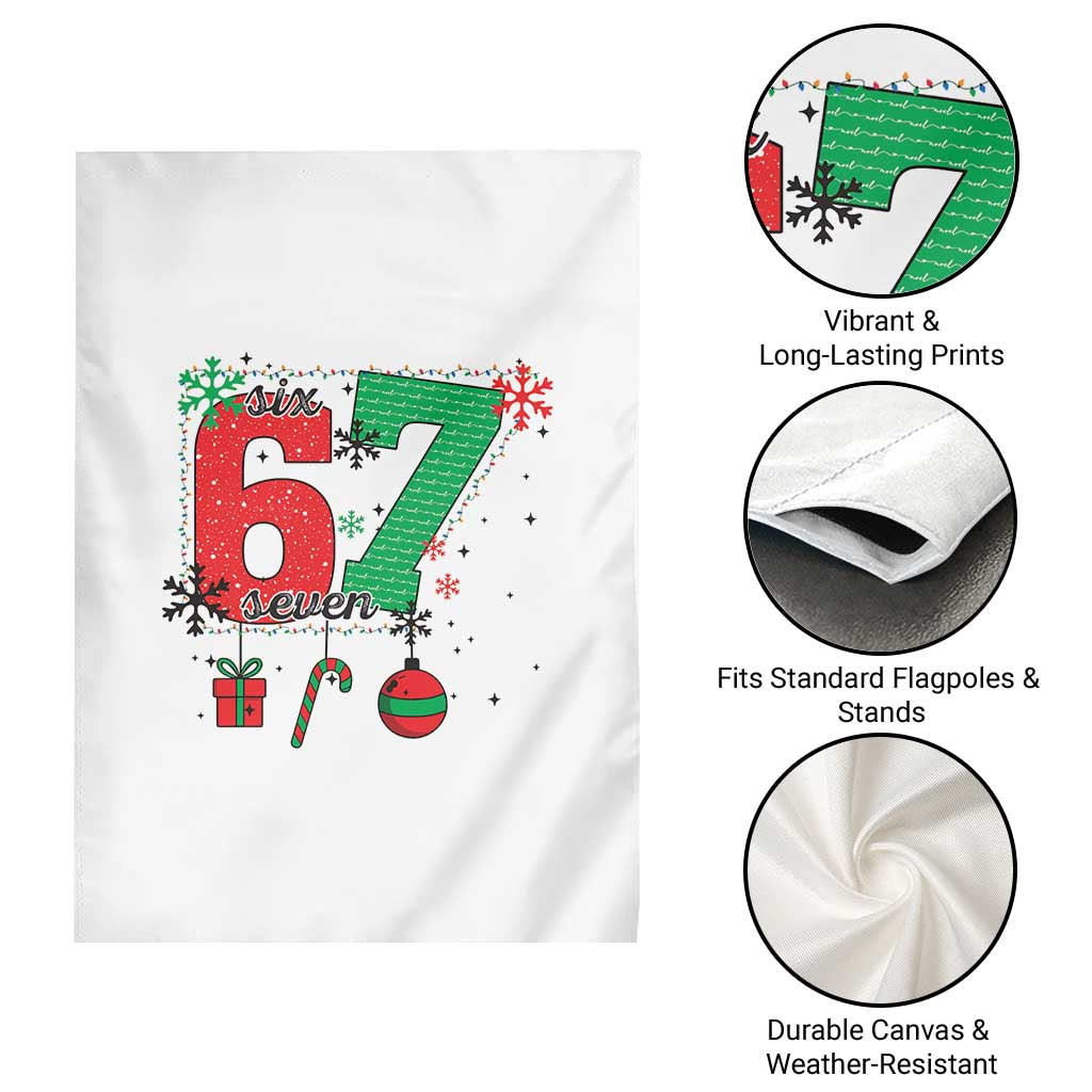 Funny Six Seven Meme Trendy TikTok Garden Flag Christmas Gift TS12 Print Your Wear