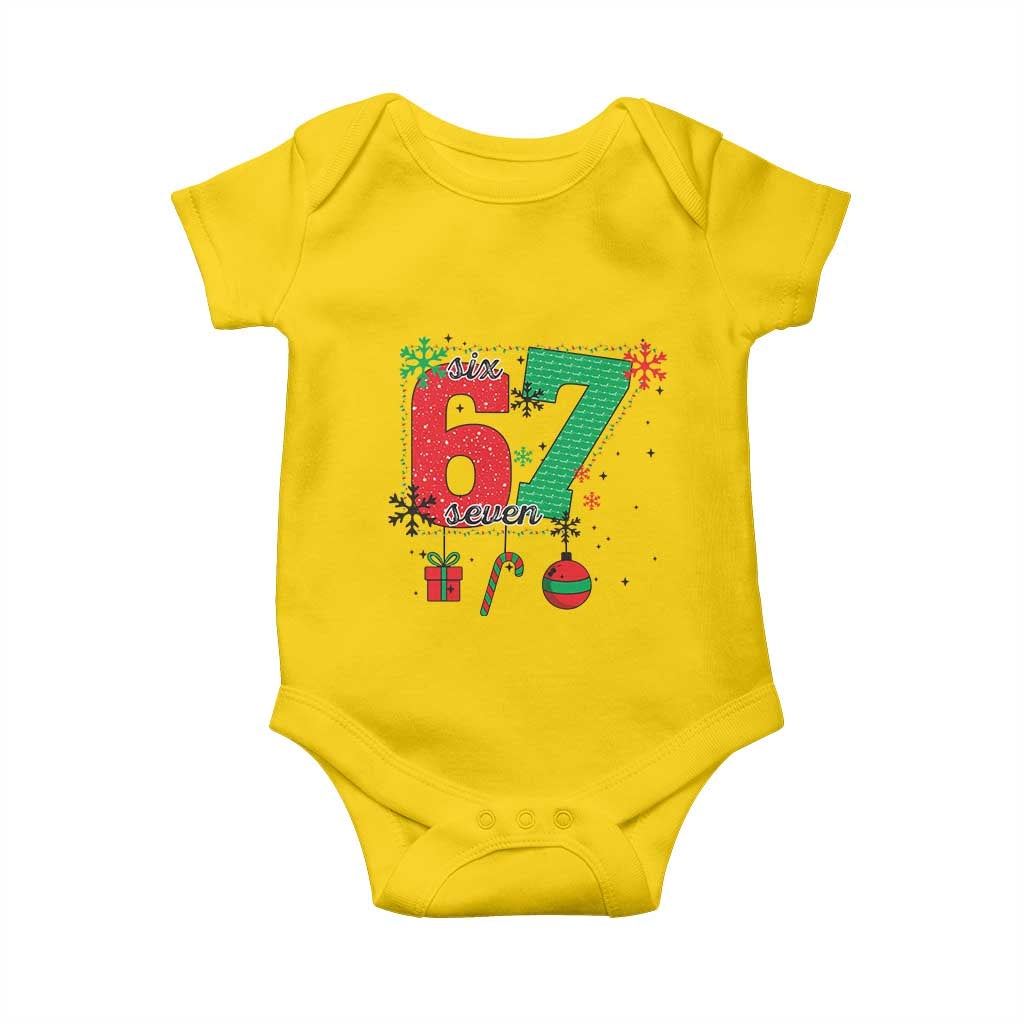 Funny Six Seven Meme Trendy TikTok Baby Onesie Christmas Gift TS12 Daisy Print Your Wear