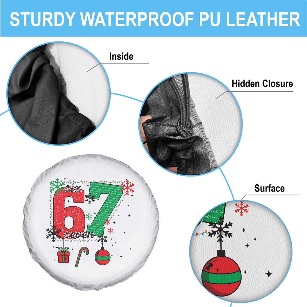 Funny Six Seven Meme Trendy TikTok Spare Tire Cover Christmas Gift TS12 Print Your Wear