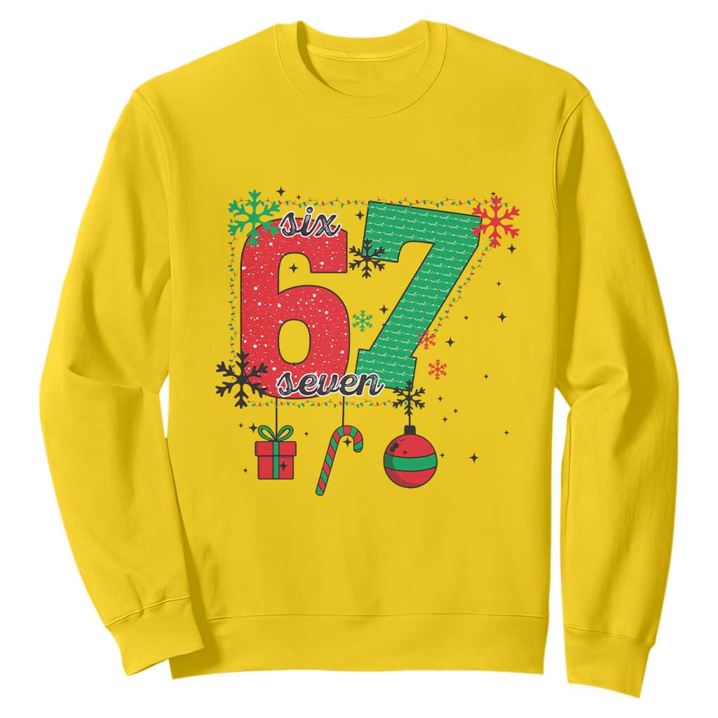 Funny Six Seven Meme Trendy TikTok Sweatshirt Christmas Gift TS12 Daisy Print Your Wear