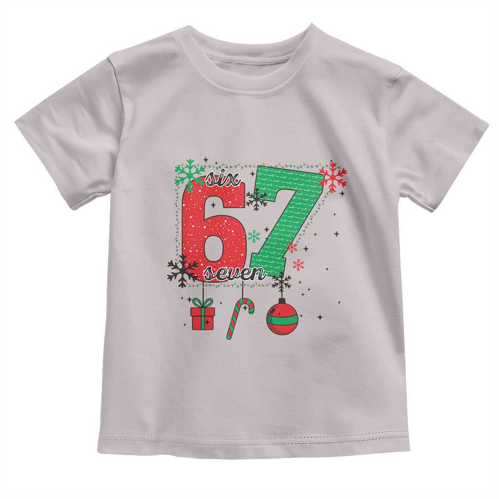 Funny Six Seven Meme Trendy TikTok Toddler T Shirt Christmas Gift TS12 Ice Gray Print Your Wear