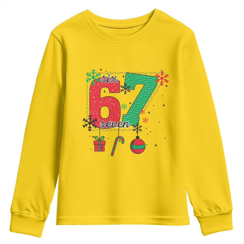 Funny Six Seven Meme Trendy TikTok Youth Sweatshirt Christmas Gift TS12 Daisy Print Your Wear