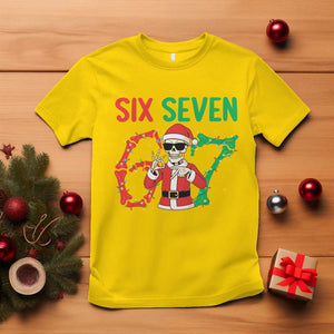 Funny Santa Skeleton Says Six Seven T Shirt Christmas Meme Gift TS12 Daisy Print Your Wear