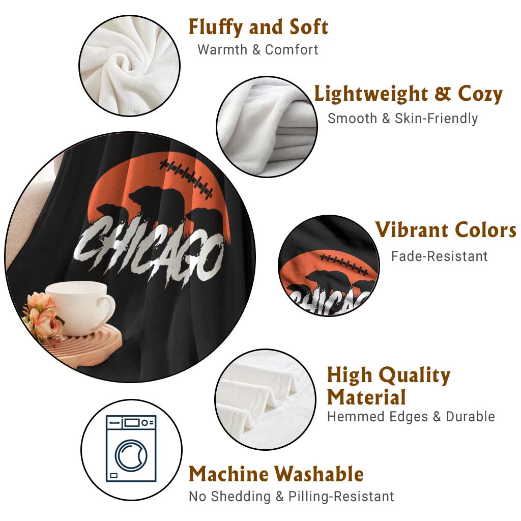 CFB Lover Throw Blanket Gift For Football Fan TS12 Print Your Wear