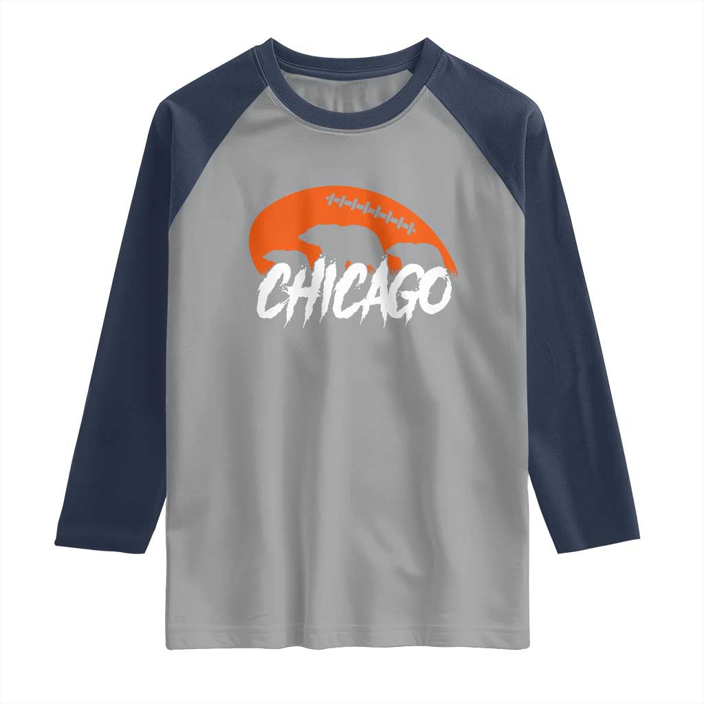 CFB Lover Raglan Shirt Gift For Football Fan TS12 Sport Gray Navy Print Your Wear