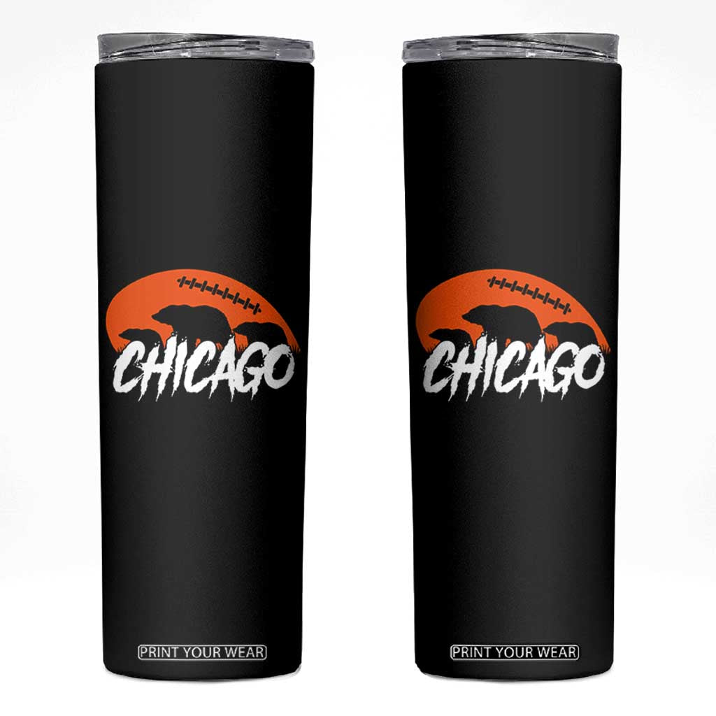 CFB Lover Skinny Tumbler Gift For Football Fan TS12 Black Print Your Wear