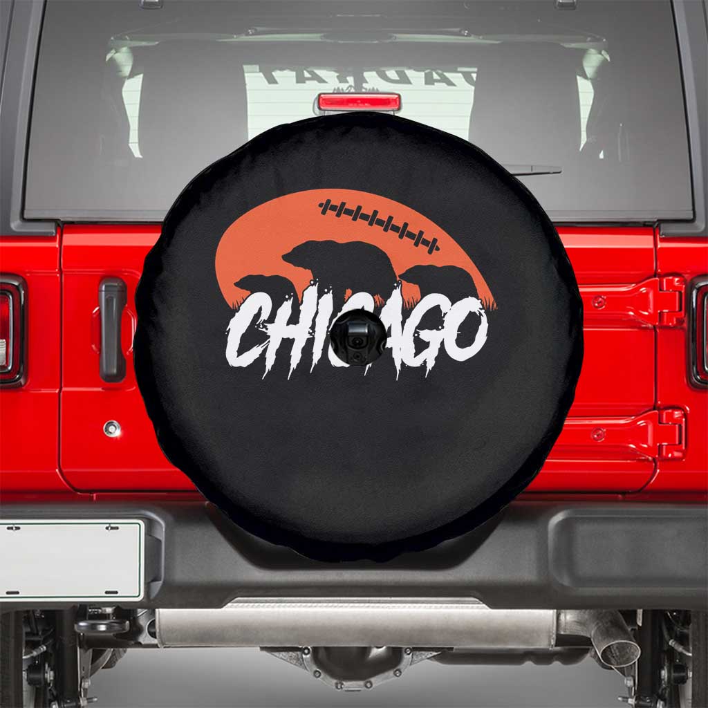 CFB Lover Spare Tire Cover Gift For Football Fan TS12 Black Print Your Wear