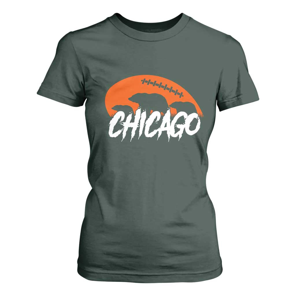 CFB Lover T Shirt For Women Gift For Football Fan TS12 Dark Forest Green Print Your Wear