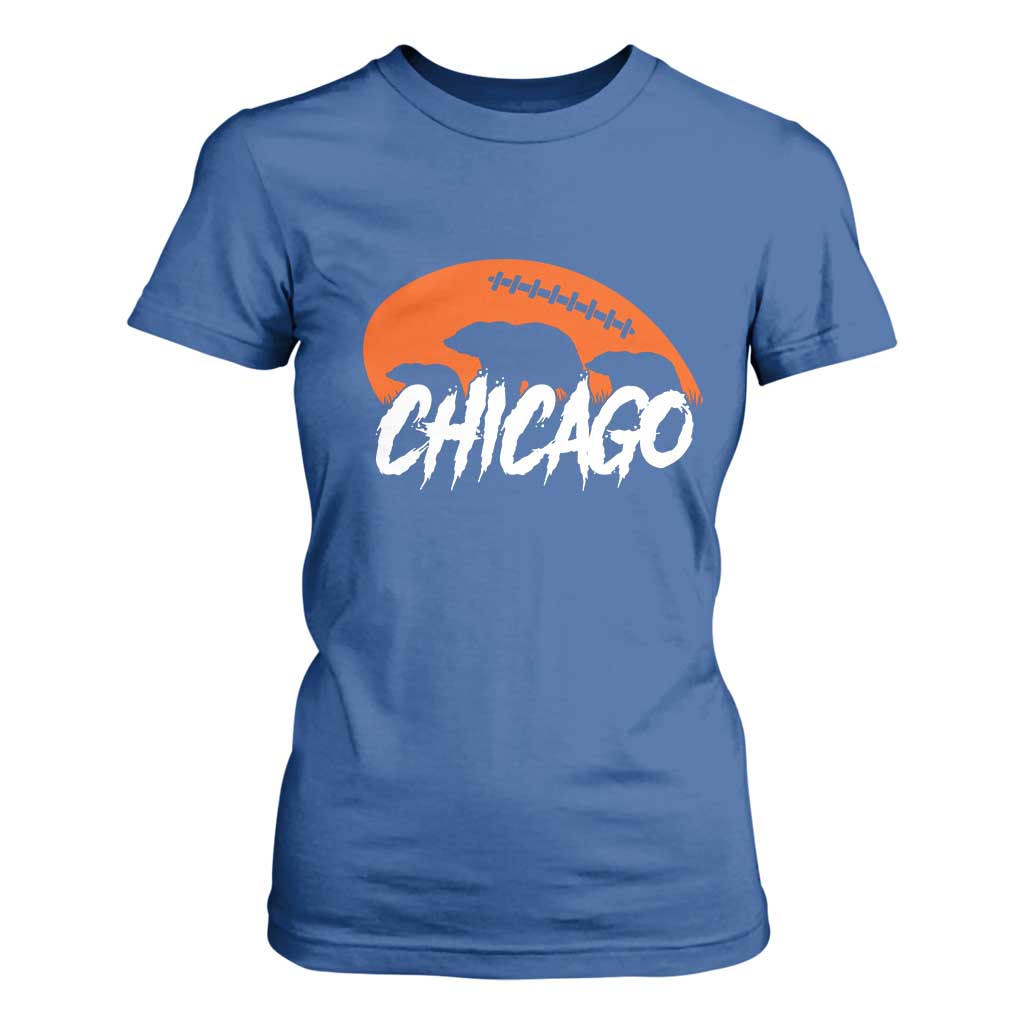 CFB Lover T Shirt For Women Gift For Football Fan TS12 Royal Blue Print Your Wear