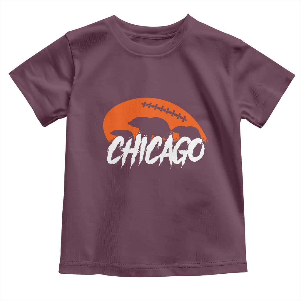 CFB Lover Toddler T Shirt Gift For Football Fan TS12 Maroon Print Your Wear