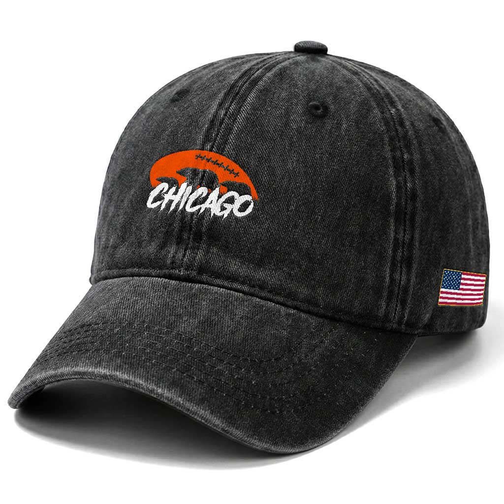 CFB Lover Washed Cotton Baseball Cap Gift For Football Fan TS12 Print Your Wear