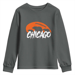 CFB Lover Youth Sweatshirt Gift For Football Fan TS12 Dark Heather Print Your Wear