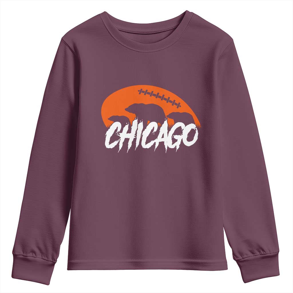 CFB Lover Youth Sweatshirt Gift For Football Fan TS12 Maroon Print Your Wear