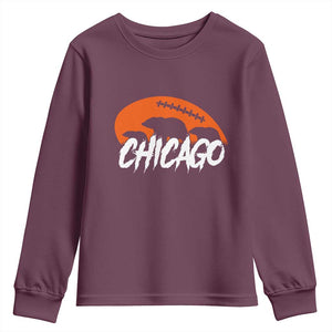 CFB Lover Youth Sweatshirt Gift For Football Fan TS12 Maroon Print Your Wear