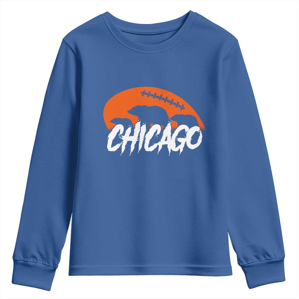 CFB Lover Youth Sweatshirt Gift For Football Fan TS12 Royal Blue Print Your Wear