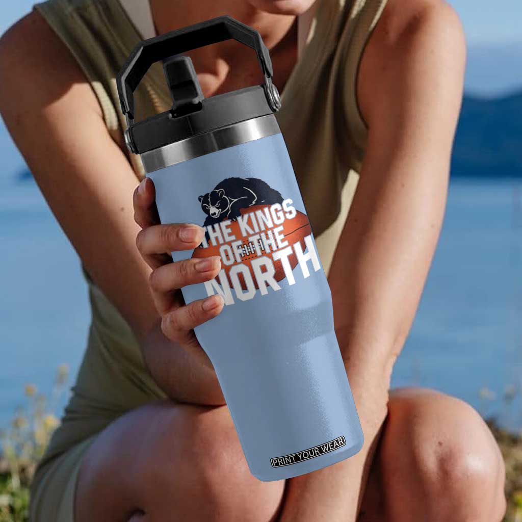The Kings Of The North Flip Straw Tumbler CFB Lover TS12 One Size: 30 oz Light Blue Print Your Wear