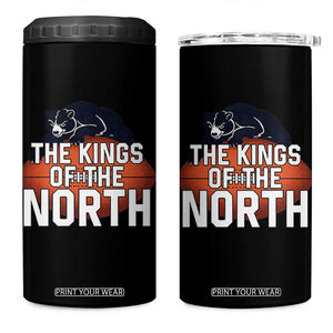 The Kings Of The North 4 in 1 Can Cooler Tumbler CFB Lover TS12 One Size: 16 oz Black Print Your Wear