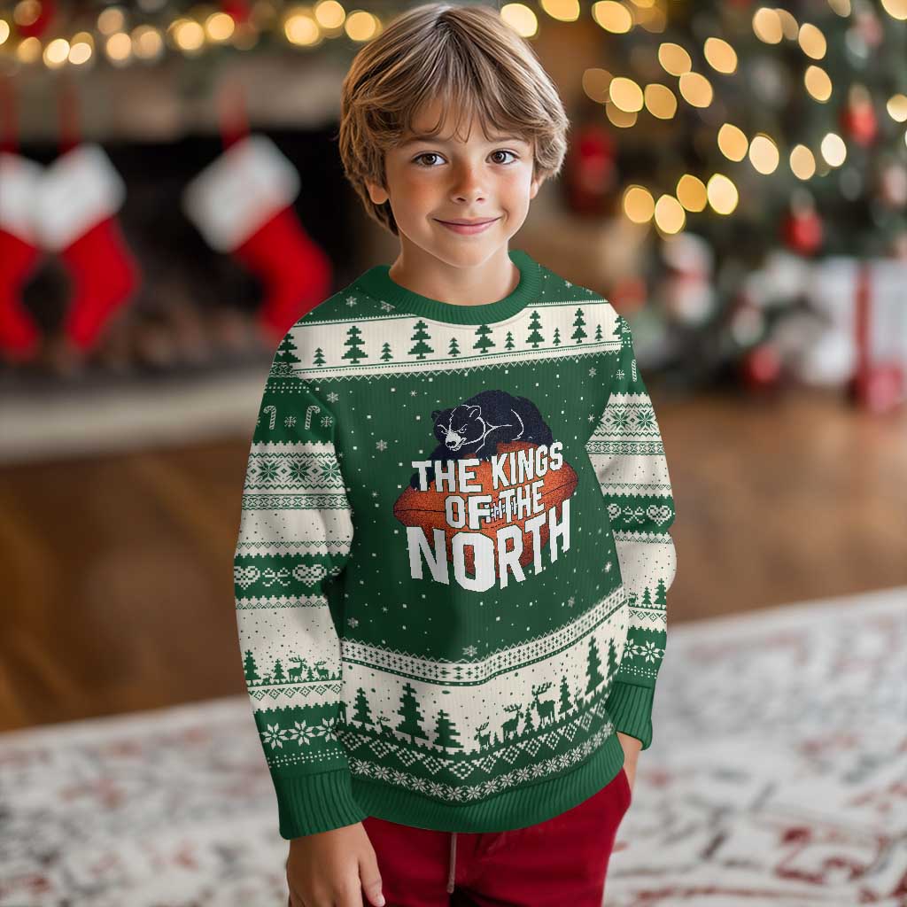 The Kings Of The North Ugly Christmas Sweater CFB Lover TS12 Forest Green Beige Print Your Wear