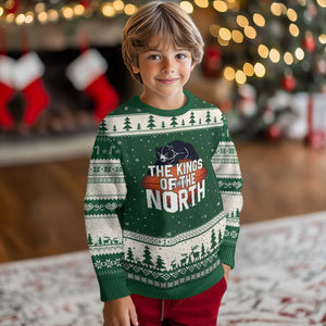 The Kings Of The North Ugly Christmas Sweater CFB Lover TS12 Forest Green Beige Print Your Wear