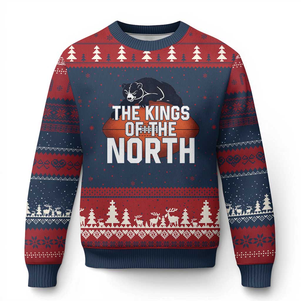 The Kings Of The North Ugly Christmas Sweater CFB Lover TS12 Navy Red Print Your Wear