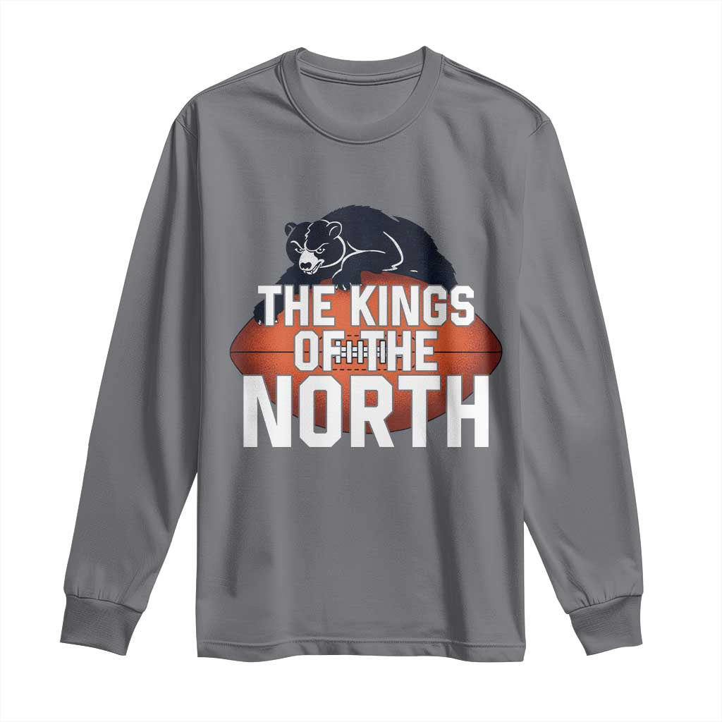 The Kings Of The North Long Sleeve Shirt Chicago Football Lover TS12 Charcoal Print Your Wear