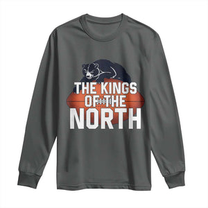 The Kings Of The North Long Sleeve Shirt Chicago Football Lover TS12 Dark Heather Print Your Wear