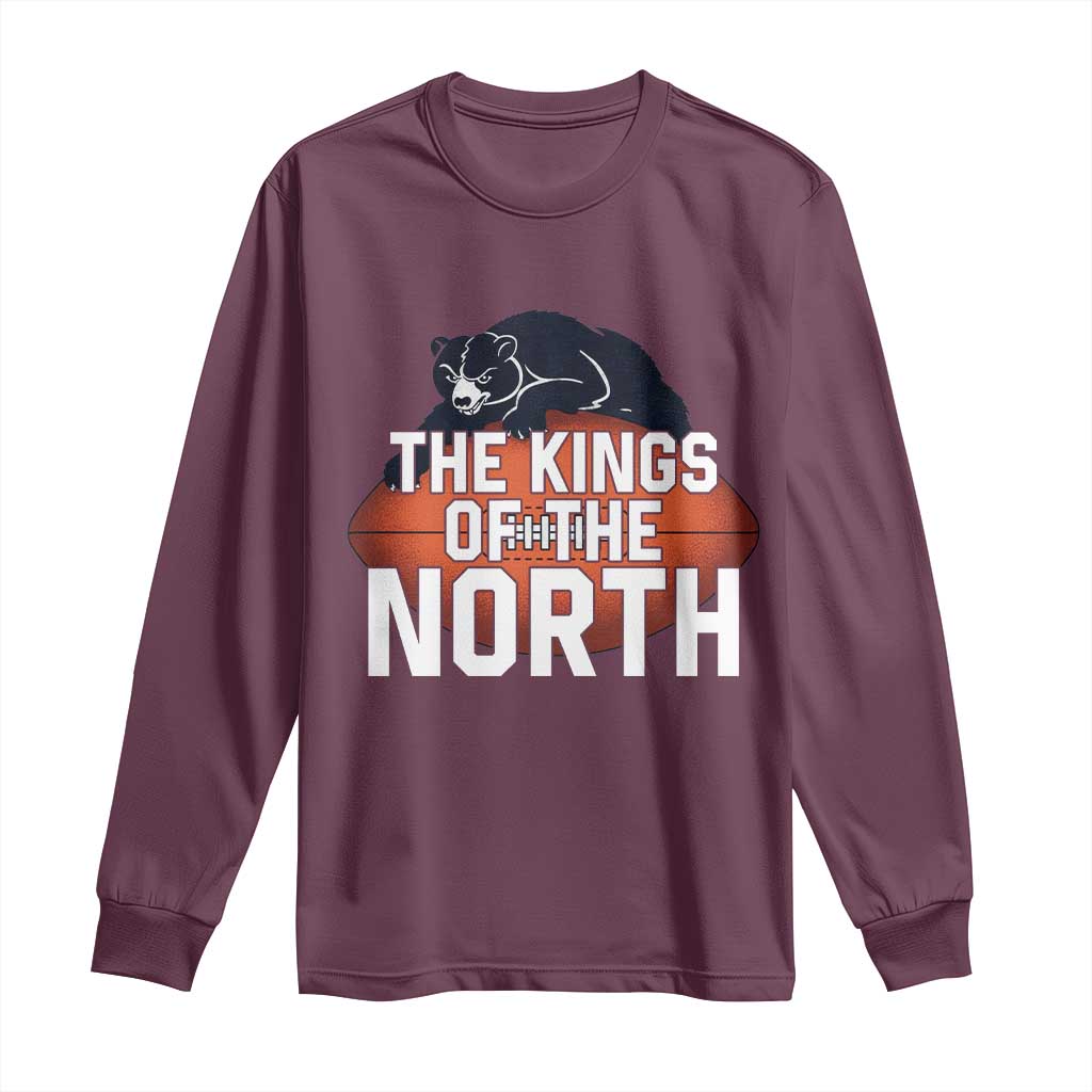 The Kings Of The North Long Sleeve Shirt Chicago Football Lover TS12 Maroon Print Your Wear