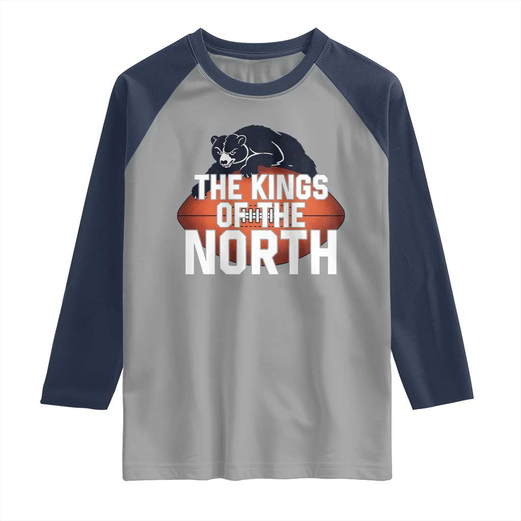 The Kings Of The North Raglan Shirt CFB Lover TS12 Sport Gray Navy Print Your Wear