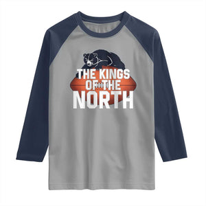 The Kings Of The North Raglan Shirt CFB Lover TS12 Sport Gray Navy Print Your Wear