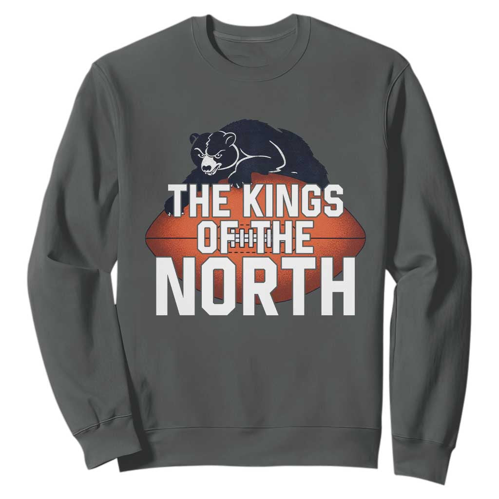 The Kings Of The North Sweatshirt Chicago Football Lover TS12 Dark Heather Print Your Wear