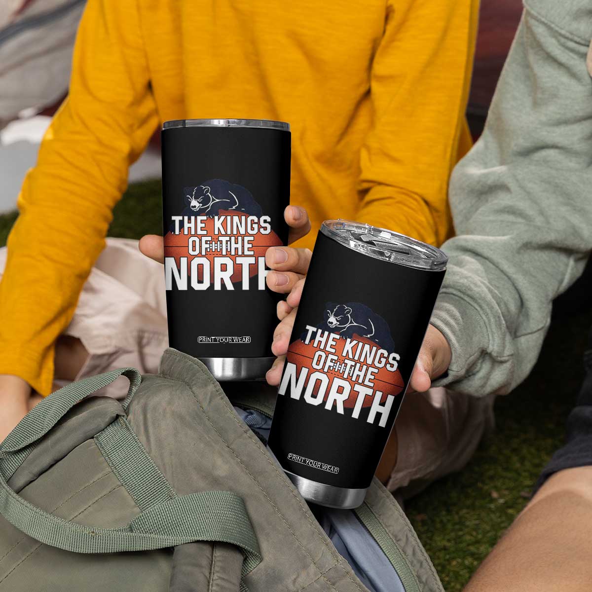 The Kings Of The North Tumbler Cup Chicago Football Lover TS12 Print Your Wear