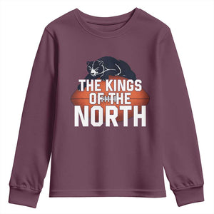 The Kings Of The North Youth Sweatshirt CFB Lover TS12 Maroon Print Your Wear