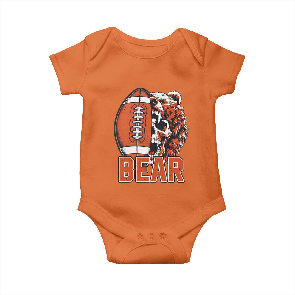 CFB Kings Baby Onesie Bear Skull Gothic Fan Gift TS12 Orange Print Your Wear