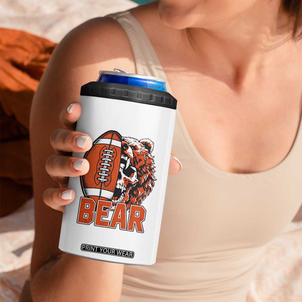 CFB Kings 4 in 1 Can Cooler Tumbler Bear Skull Gothic Fan Gift TS12 Print Your Wear