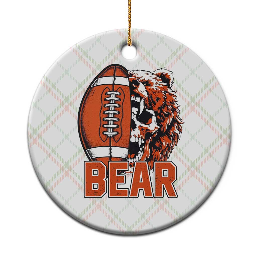 CFB Kings Ceramic Ornament Bear Skull Gothic Fan Gift TS12 1pc Christmas Plaid Print Your Wear
